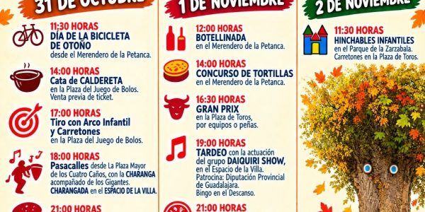 ARBANCÓN CELEBRA LA FIESTA DE LA OTOÑADA CON UNA PROGRAMACIÓN PARA TODOS LOS PÚBLICOS